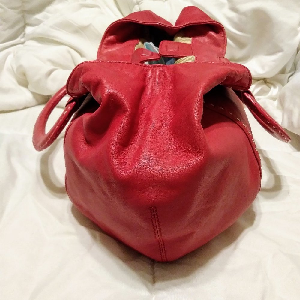 Ann Taylor smooth soft leather tote bag Pink - Picture 5 of 15